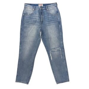 Wrangler Urban outfitters Blue Straight Leg Ripped Knee light wash Drew Jeans 31